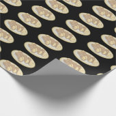 Cannoli cartoon illustratie cadeaupapier (Hoek)