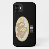 Cannoli cartoon illustratie Case-Mate iPhone case (Achterkant)