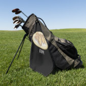 Cannoli cartoon illustratie golfhanddoek (Groen)