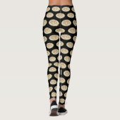 Cannoli cartoon illustratie leggings (Achterkant)