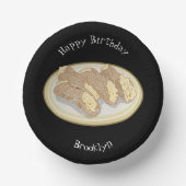 Cannoli cartoon illustratie papieren kommen (Voorkant)