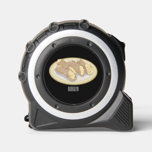 Cannoli cartoon illustratie rolmaat (Voorkant)