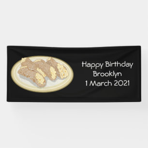 Cannoli cartoon illustratie spandoek