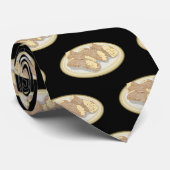 Cannoli cartoon illustratie stropdas (Opgerold)