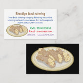 Cannoli cartoon illustratie visitekaartje (Voorkant / Achterkant)