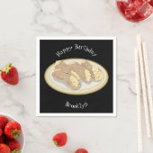 Cannoli cartoon illustration servet (Insitu)