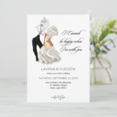 Cannoli Funny Wedding Kaart (Staand voorkant)