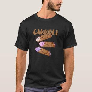 Cannoli Italiaans Sicilië gebak Ricotta Sicilian C T-shirt
