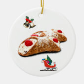 Cannoli Keramisch Ornament (Voorkant)