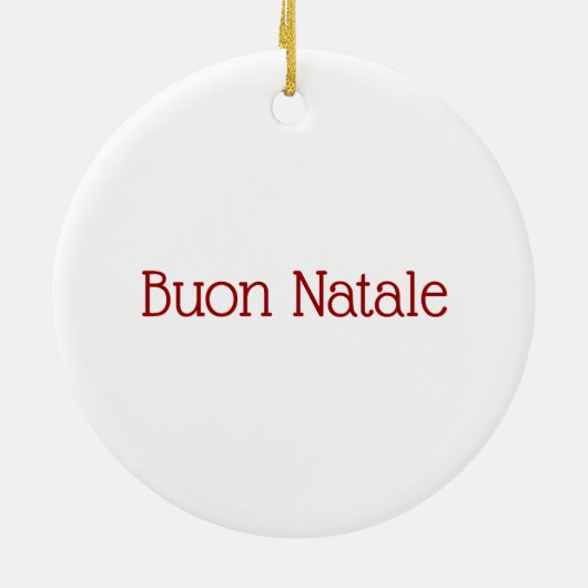 Cannoli Keramisch Ornament (Achterkant)