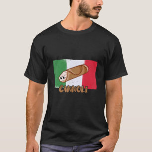 Cannoli Ricotta Italiaanse vlag Sicilië Italië geb T-shirt