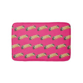 Cannoli (roze achtergrond) badmat (Voorkant)