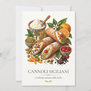 Cannoli Siciliani – Klassiek Italiaans dessert Kaart