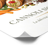 Cannoli Siciliani – Klassiek Italiaans dessert Poster (Hoek)
