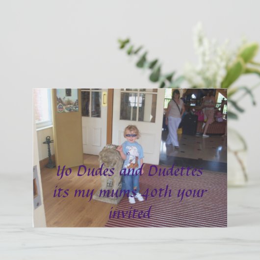 cannon 1 048, Yo Dudes en Dudettesits my mums ... Kaart (Staand voorkant)