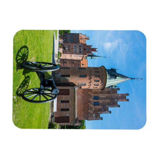 Cannon at Castle Egeskov Magneet (Horizontaal)