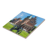 Cannon at Castle Egeskov Tegeltje (Zijkant)