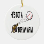 Cannon Ball Keramisch Ornament (Voorkant)