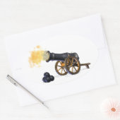 Cannon Ball Stickers (Envelop)