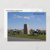 CANNON BATTERY BRIEFKAART (Voorkant / Achterkant)