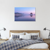 Cannon Beach bij schemer Canvas Afdruk (Insitu (Slaapkamer))