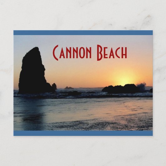 Cannon Beach Briefkaart (Voorkant)