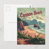 Cannon Beach  Briefkaart (Voorkant / Achterkant)