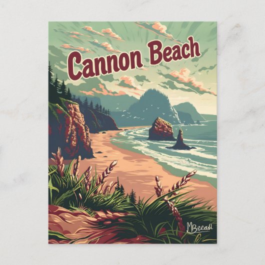 Cannon Beach  Briefkaart (Voorkant)