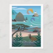 Cannon Beach, Briefkaart Oregon (Voorkant)