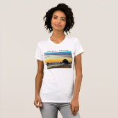 Cannon Beach - Haystack Rock in sunset T-Shirt (Voorkant volledig)
