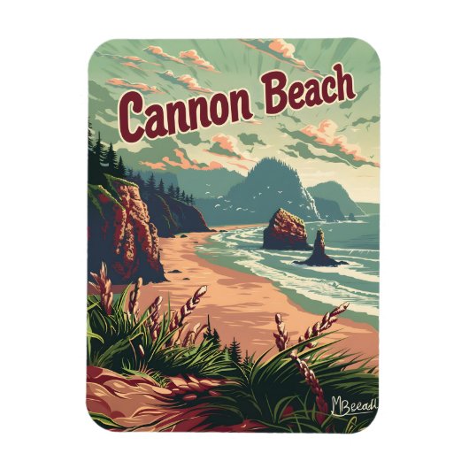 Cannon Beach  Magneet (Verticaal)