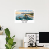 Cannon Beach Muurkunst, Oregon Poster, Oregon Kust Poster (Thuiskantoor)