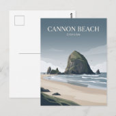 Cannon Beach Oregon Briefkaart (Voorkant / Achterkant)