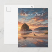 Cannon Beach Oregon Briefkaart (Voorkant / Achterkant)
