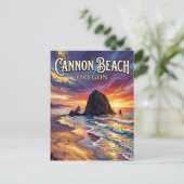 Cannon Beach Oregon Briefkaart (Staand voorkant)