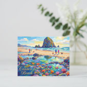 Cannon Beach Oregon Briefkaart (Staand voorkant)