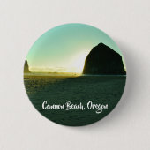 Cannon Beach Oregon Button (Voorkant)