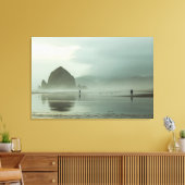 Cannon Beach, Oregon Canvas Afdruk (Insitu (Woonkamer))