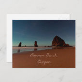 Cannon Beach Oregon Haystack Briefkaart (Voorkant / Achterkant)