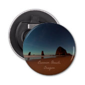 Cannon Beach Oregon Haystack Button Flesopener (Voorkant)