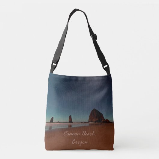 Cannon Beach Oregon Haystack Crossbody Tas (Achterkant)