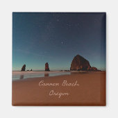 Cannon Beach Oregon Haystack Magneet (Voorkant)
