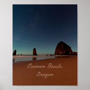 Cannon Beach Oregon Haystack Poster