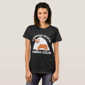 Cannon Beach Oregon Haystack Rock Corgi Club T-shirt (Voorkant volledig)