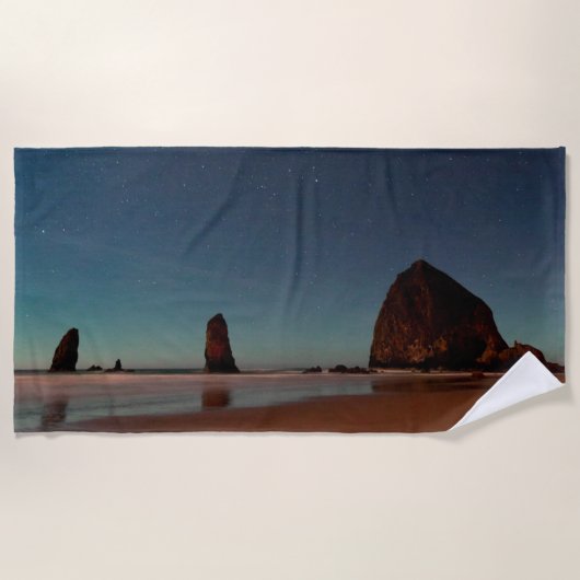 Cannon Beach Oregon Haystack Strandlaken (Voorkant)