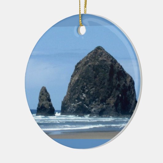 Cannon Beach, Oregon Keramisch Ornament (Links)