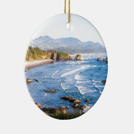 Cannon Beach Oregon Keramisch Ornament (Rechts)