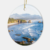Cannon Beach Oregon Keramisch Ornament (Links)