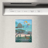 Cannon Beach, Oregon koelkastmagneet Magneet (Insitu (Vaatwasser))