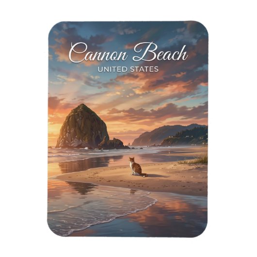 Cannon Beach Oregon Magneet (Verticaal)